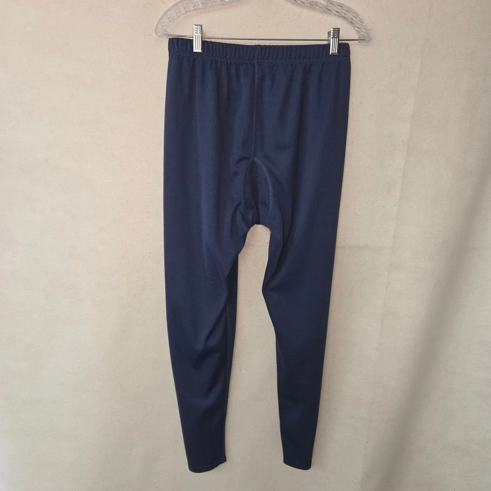 Cabelas Mens Navy Blue Thermal Base‎ Layer Pants M33UW021 Size Large Reg